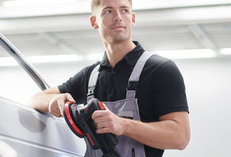 Szlifierka mimośrodowa 150mm 350W systainer MENZER elektryczna walizka zdjęcie 7