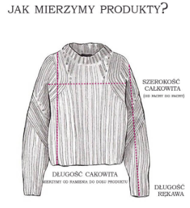 LUŹNY SWETER O GRUBYM MIĘSISTYM SPLOCIE 36/38 BEŻOWY na Arena.pl