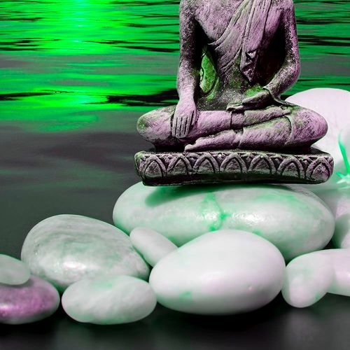 Deco Panel, Budda na kamieniach 2 60x40 na Arena.pl