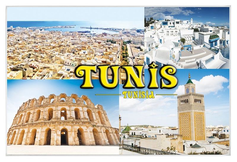 Tunis - magnes szklany zdjęcie 1