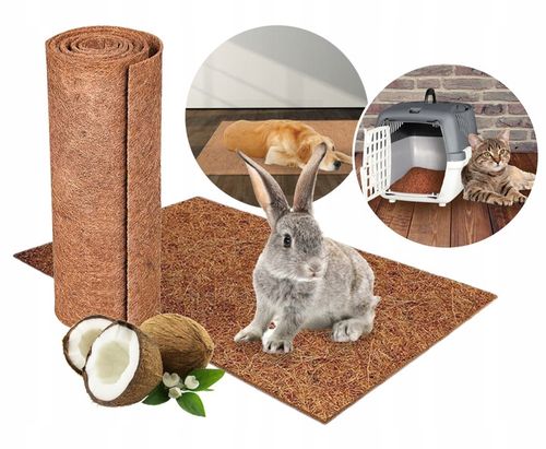 MATA KOKOSOWA LEGOWISKO POSŁANIE DO TRANSPORTERA KLATKA KRÓLIKA KOTA XXL na Arena.pl