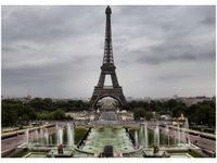 50X70CM WIEŻA EIFFLA POLA ELIZEJSKIE OBRAZ POKOJU DREWNINE