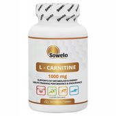 L-Karnityna 1000 mg 60 Tabletek – Spalanie Tłuszczu i Energia – Sowelo