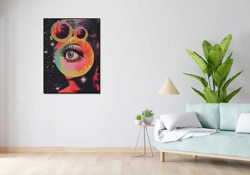 Plakat 75x100cm Oko w Kosmosie zdjęcie 4