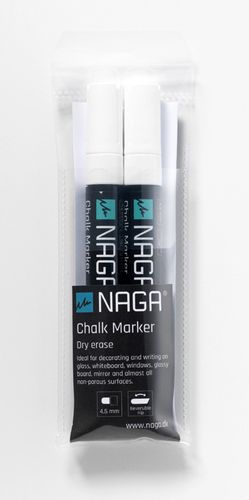 NAGA Markery do tablic - białe 4,5 mm - 2szt na Arena.pl