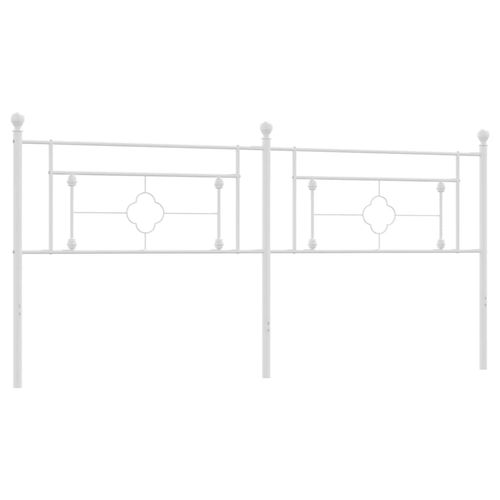 Metalowe wezgłowie, białe, 193 cm na Arena.pl