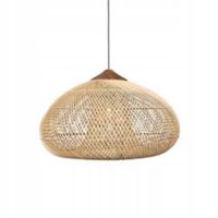 Dekoracyjna rattanowa lampa wisząca - 40 cm (naturalny kolor)