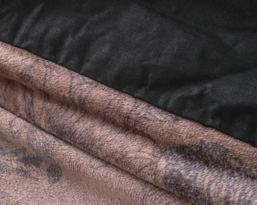 200x220 JONAS brąz kpl pościeli drukowany aksamit i bawełna na Arena.pl