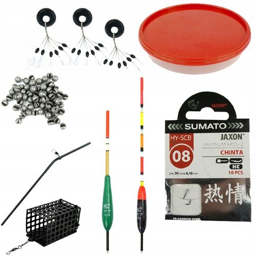 ZESTAW spławik grunt WĘDKA JAXON Kołowrotek Żyłka na Arena.pl