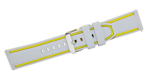 pasek silikonowy szaro-żółty u14-20-7 na Arena.pl