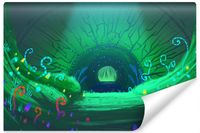 Fototapeta Dziecięca LAS Fantazja Abstrakcja Ornamenty 3D 450cm x 300cm