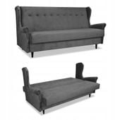 Kanapa sofa Uszak ARI rozkładana wersalka spania łóżko Family meble szara
