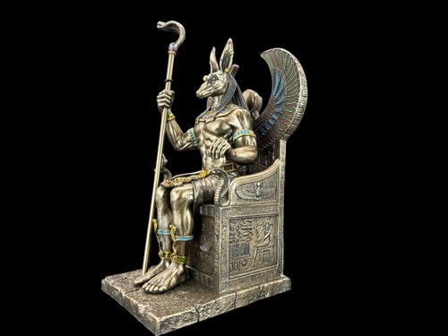EGIPSKI BÓG ANUBIS NA TRONIE VERONESE  (WU76733A4) na Arena.pl