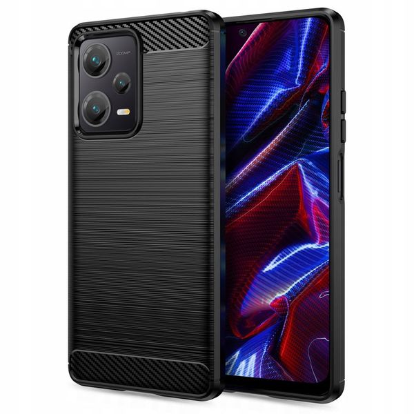 TECH-PROTECT TPUCARBON XIAOMI REDMI NOTE 12 5G / POCO X5 5G BLACK zdjęcie 1