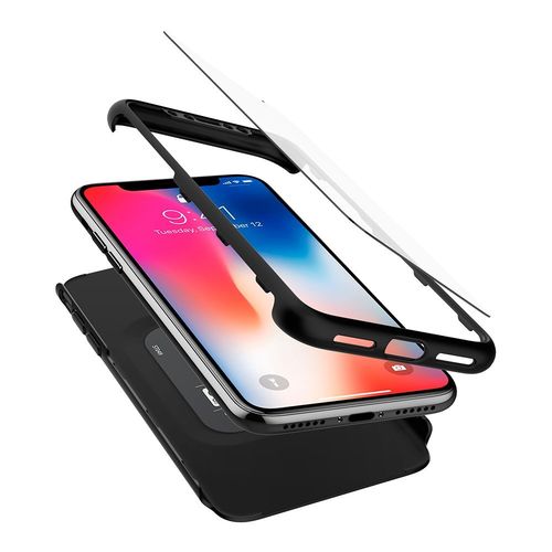 SPIGEN THIN FIT 360 Apple iPhone X - BLACK na Arena.pl