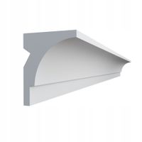 Listwa karniszowa LED 2m DLO4 9cm x 7cm maskownica osłona szyny ozdobna
