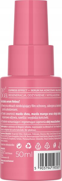 NEBOA EXPRESS EFFECT SERUM DO WŁOSÓW 50 ML zdjęcie 2