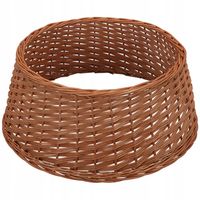 OSŁONA WIKLINOWA NA STOJAK POD CHOINKĘ BOHO KOSZ STOJAKA NATURALNY FI 55 CM