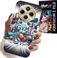 ETUI DO XIAOMI REDMI 14C 4G - SIŁOWNIA GYM FITNESS SPORT CASE + SZKŁO