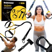 TAŚMY DO ĆWICZEŃ CROSSFIT OPOROWE PASY UCHWYTY TRENINGOWE + AKCESORIA