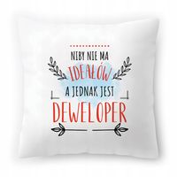 Poduszka Dla Dewelopera Na Urodziny Prezent Z Nadrukiem Ze Zdjęciem