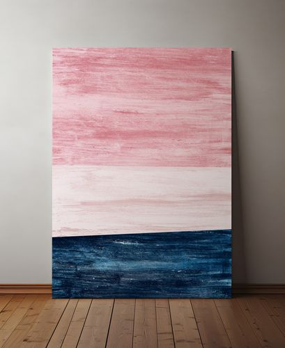 Plakat abstrakcja horyzont geometria 21x29,7 cm A4 na Arena.pl