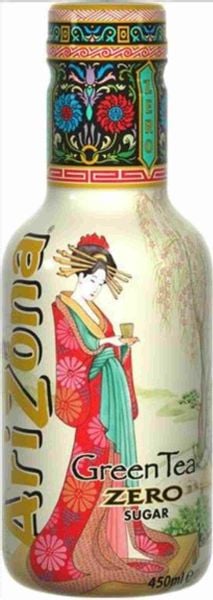 ARIZONA Green Tea Zero 450 ml zdjęcie 1