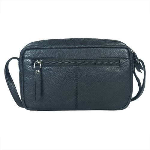 mała torebka ze skóry bellugio czarna na Arena.pl