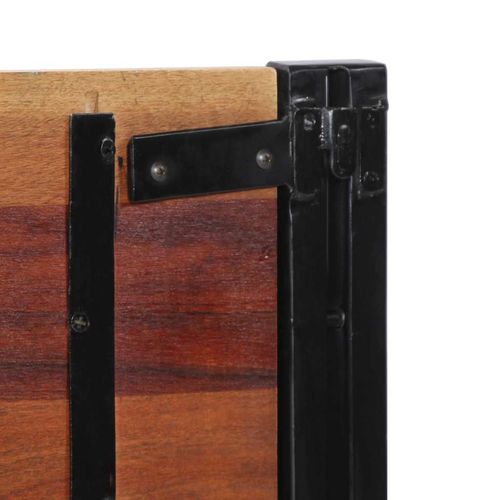 Zagłówek 180 cm lite drewno odzyskane i żelazo na Arena.pl