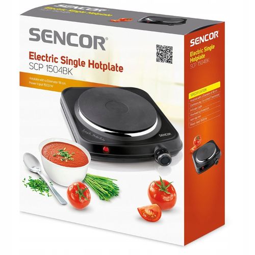 Kuchenka Elektryczna Sencor SCP 1504BK-EUE4 1500W na Arena.pl
