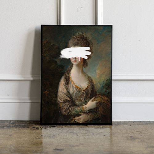 Plakat portret spray pop art 21x29,7 cm A4 na Arena.pl