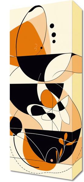 Obraz 20x50cm Taneczne Kręgi zdjęcie 1