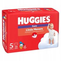Huggies Pieluchomajtki Little Movers Pants 5 Jumbo Pack (12-17 kg) 34 szt.