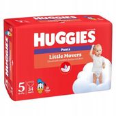 Huggies Pieluchomajtki Little Movers Pants 5 Jumbo Pack (12-17 kg) 34 szt.