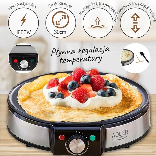 ELEKTRYCZNA PATELNIA DO NALEŚNIKÓW PLACKÓW AD3058 na Arena.pl