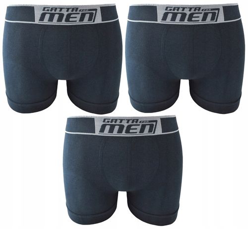 6 X GATTA BOXER BOKSERKI MĘSKIE BAWEŁNA SZARE BIAŁE M na Arena.pl