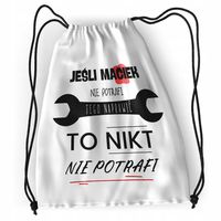 Plecak Dla Maćka Sportowy Szkolny Worek Torba Z Nadrukiem Ze Zdjęciem