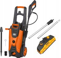 Myjka ciśnieniowa 250 BAR MOC 2100W TURBO LANCA ALUMINIOWA POMPA + SZCZOTKA