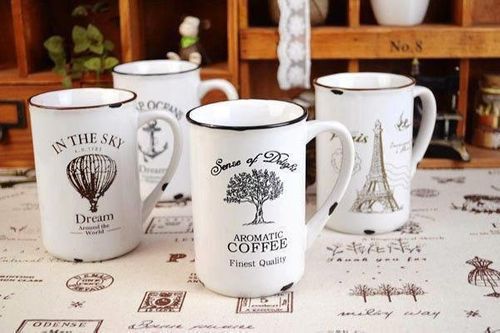 Porcelanowy kubek retro - tree na Arena.pl