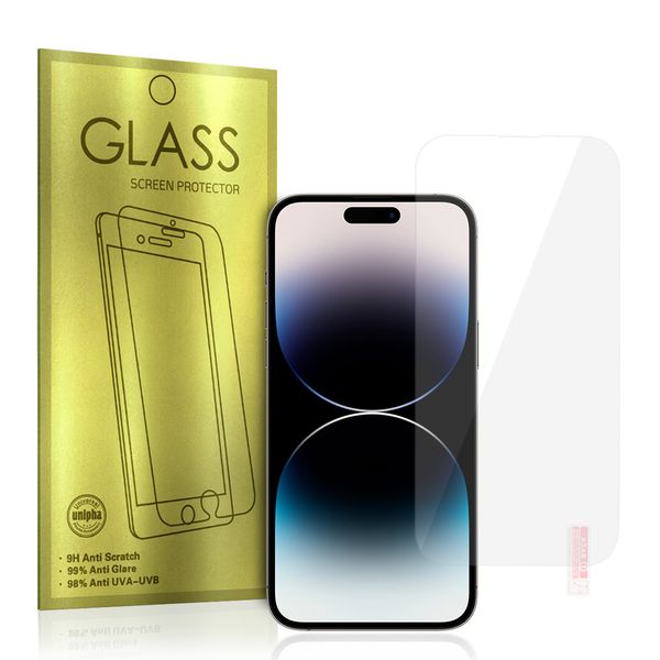 Hartowane szkło Gold do IPHONE 14 PRO MAX zdjęcie 1