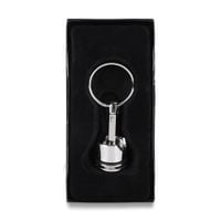 Brelok metalowy Piston, srebrny