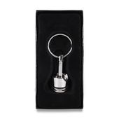 Brelok metalowy Piston, srebrny