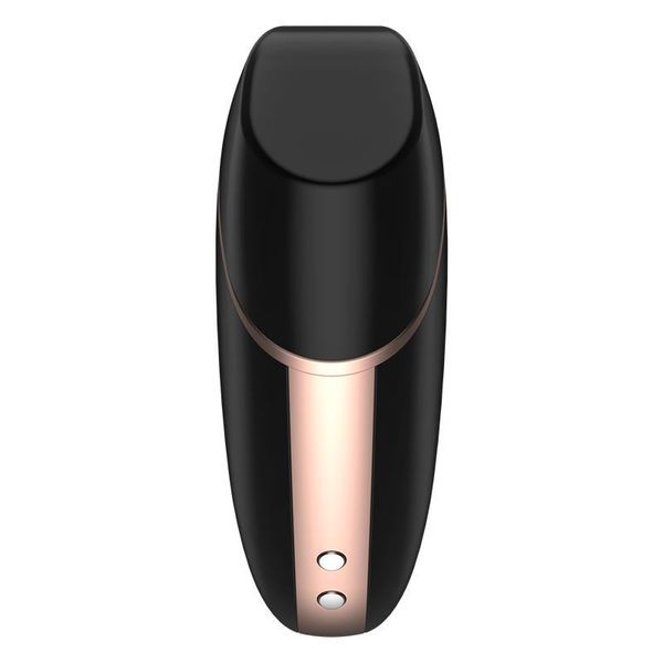 Wibrator - Love Triangle Air Pulse Stimulator + Vibration Black zdjęcie 5