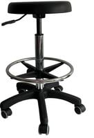Stołek obrotowy z kołem laboratoryjny warszt Wysoki