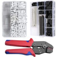 Zestaw szczypcy zaciskania DuPont ze złączami JST-PH 2,0/JST-XH 2,54 mm