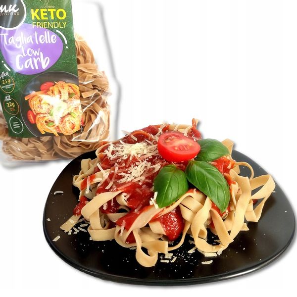Makaron KETO Tagliatelle WSTĄŻKI 95% mniej węglowodanów LOW CARB zdjęcie 2
