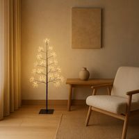 DRZEWKO ŚWIĄTECZNE CHOINKA LED 125cm DEKORACJA ŚWIĄTECZNA -LAMPKI CHOINKOWE