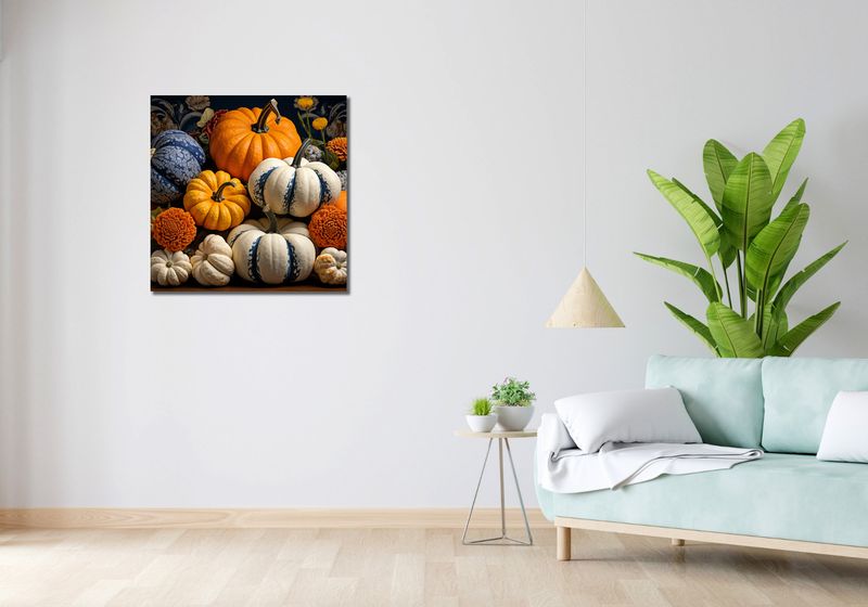 Obraz 70x70cm Jesienne Bogactwo zdjęcie 2