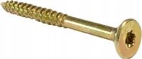 WKRĘT DO DREWNA TORX T15 Z NACIĘCIEM OCYNK ŻÓŁTY 3.5X 40/24 (1000)