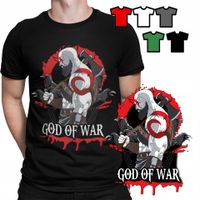 KOSZULKA T-SHIRT MĘSKI WZORY WYBÓR - GRY GOD OF WAR PREZENT ŚWIĘTA - L